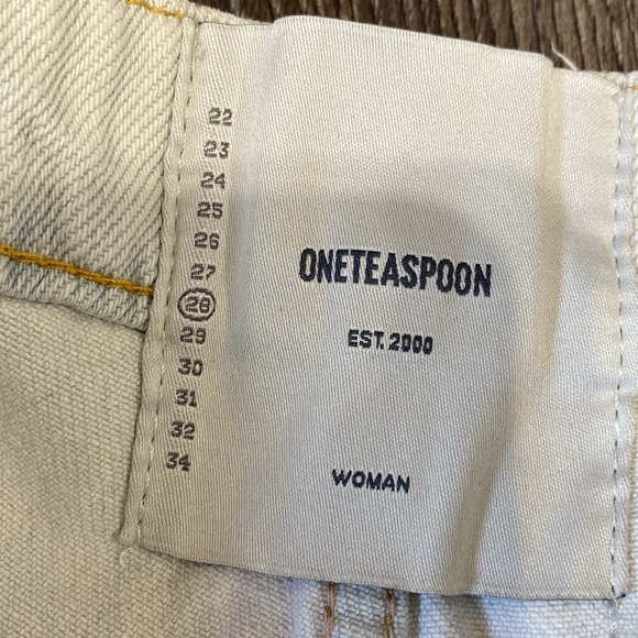 One Teaspoon light blue bandits, sz 28 - Picture 5 of 9